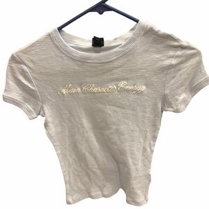 Wild Fable Light BlueEmbroidered Tee